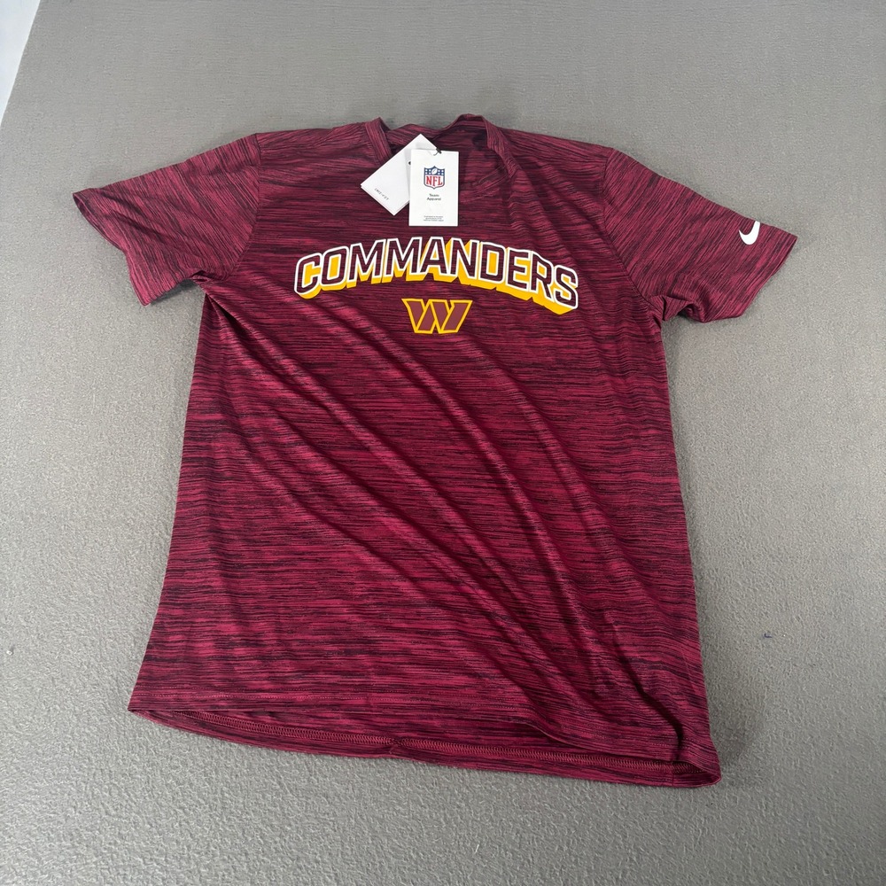 Nike Washington Commanders NFL Shirt Mens M Burgundy Dri-FIT NKPQ-67P-9E-KMR